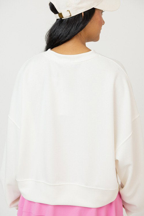 Ultra Soft Sweatshirt, Cream
