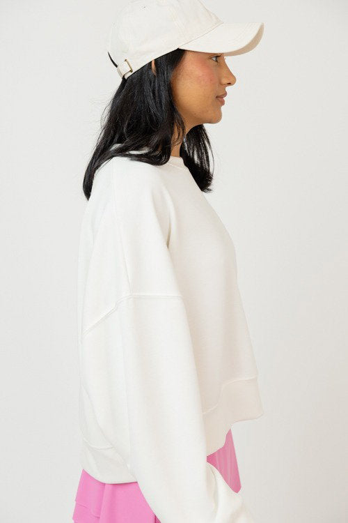 Ultra Soft Sweatshirt, Cream