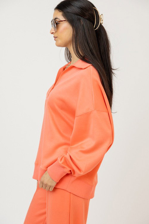 Call The Shots Pullover, Salmon