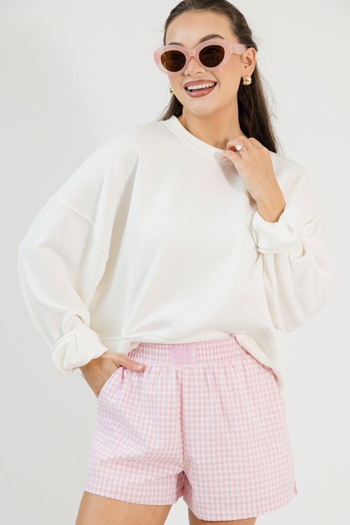 Ultra Soft Sweatshirt, Cream