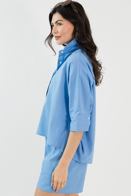Sunny Days Shorts Set, Blue