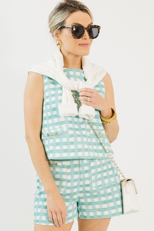 Mint To Be Shorts Set
