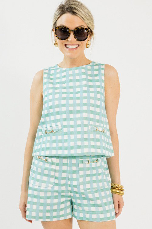 Mint To Be Shorts Set