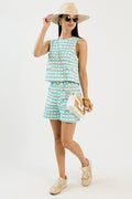 Mint To Be Shorts Set