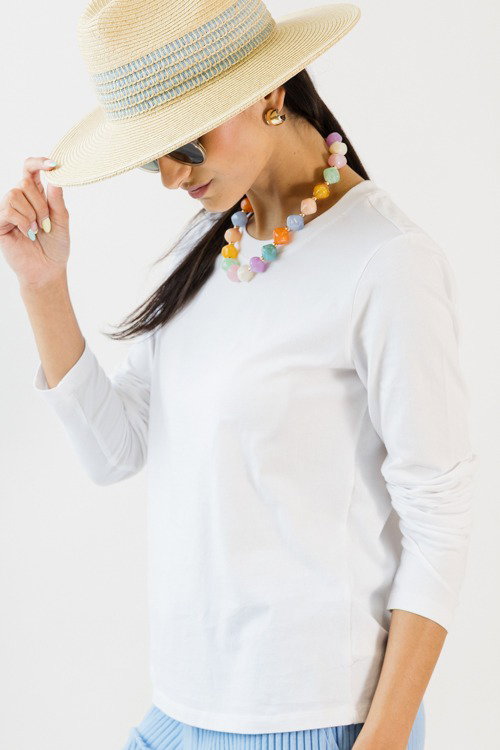 Callie Crew Neck, Off White