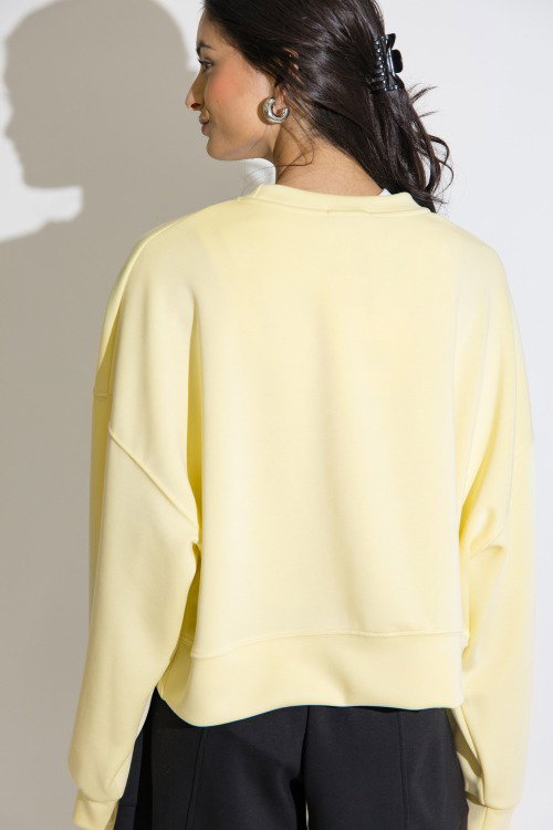 Ultra Soft Sweatshirt, Yellow