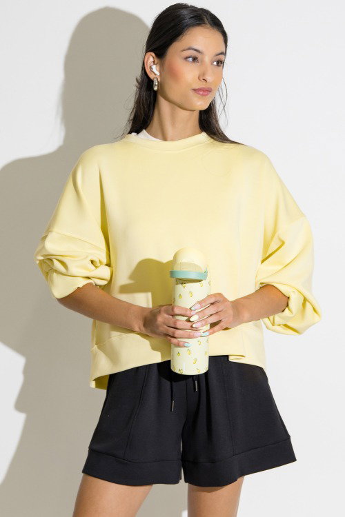 Ultra Soft Sweatshirt, Yellow