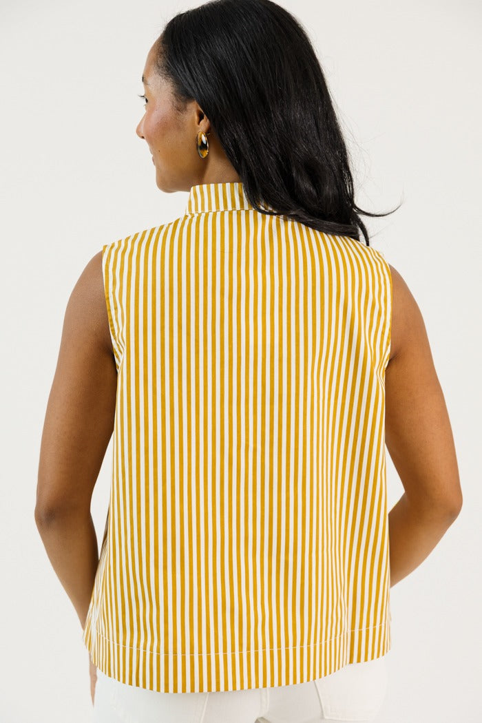 Striped Joanna Tank, Yellow