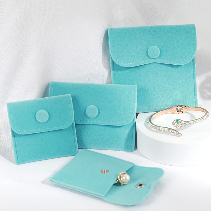 Fashion Solid Color Jewelry Packaging Bag For Daily Use, 1 Piece Cloth Pouch
