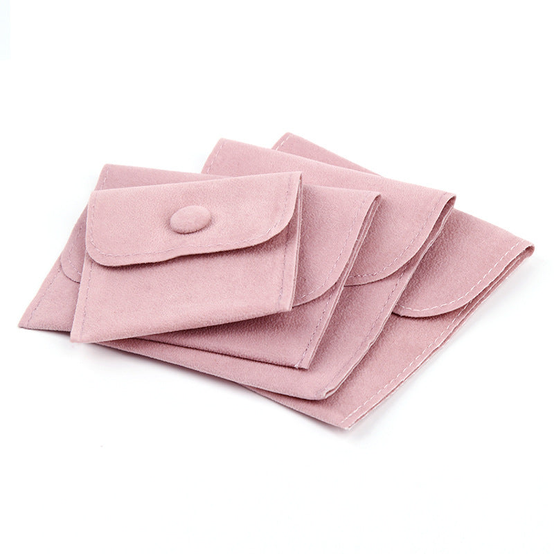 Fashion Solid Color Jewelry Packaging Bag For Daily Use, 1 Piece Cloth Pouch