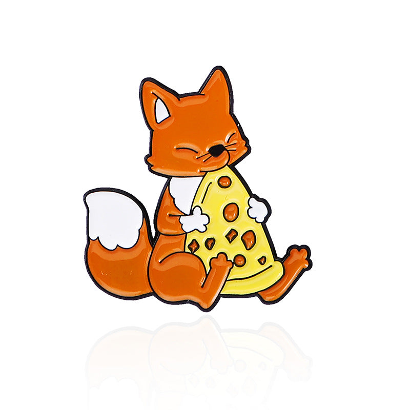 Fox Pin Made Of Alloy Featuring Stoving Varnish Craftsmanship