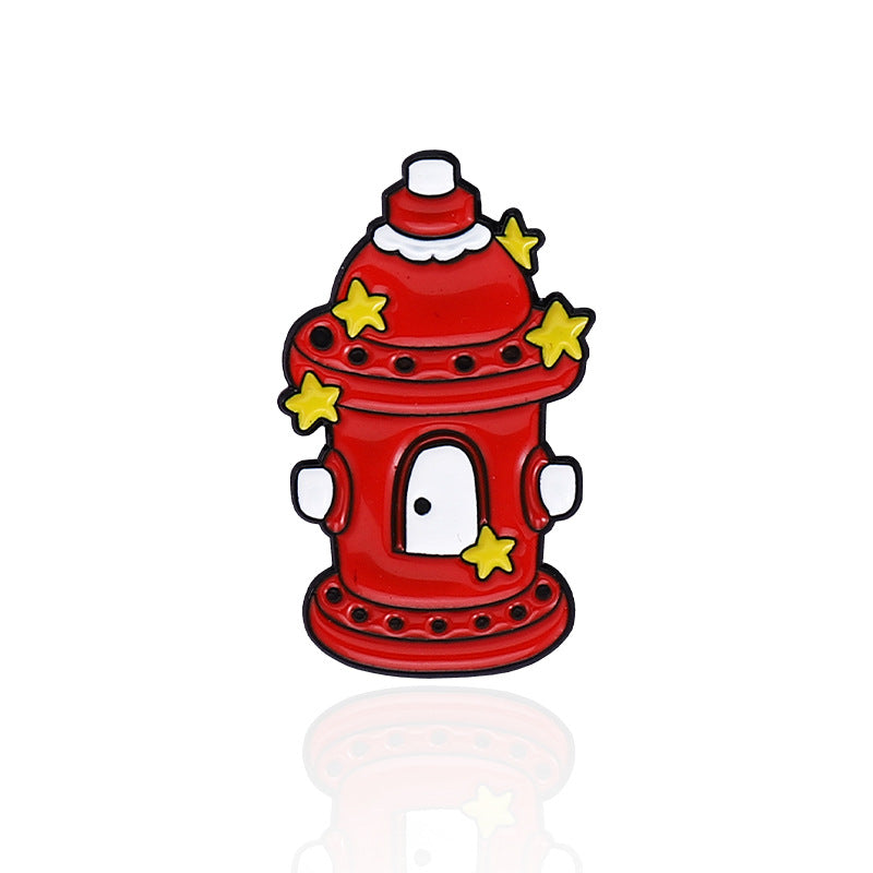 Cartoon Pin Made Of Alloy Featuring Stoving Varnish Craftsmanship