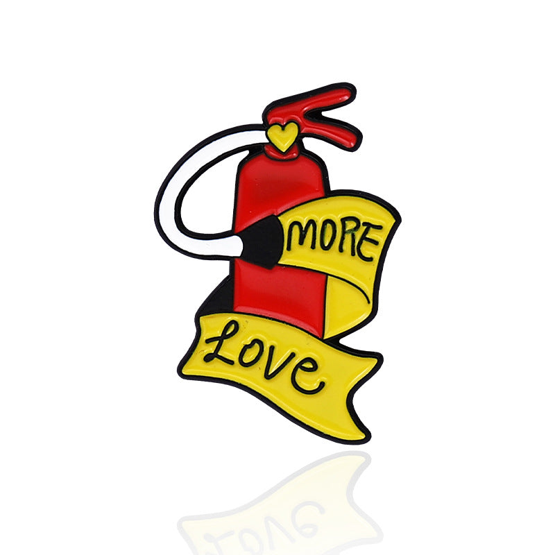Cartoon Pin Made Of Alloy Featuring Stoving Varnish Craftsmanship
