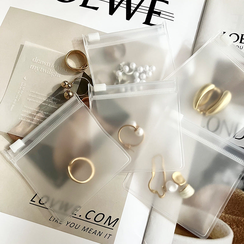 EVA Transparent Jewelry Packaging Storage Bag In Simple Style For Daily Use, 1 Piece