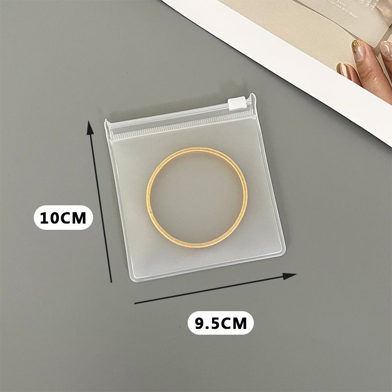 EVA Transparent Jewelry Packaging Storage Bag In Simple Style For Daily Use, 1 Piece