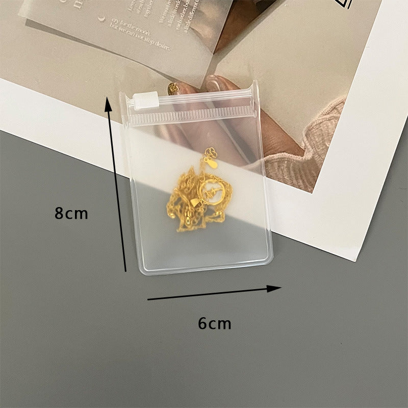 EVA Transparent Jewelry Packaging Storage Bag In Simple Style For Daily Use, 1 Piece