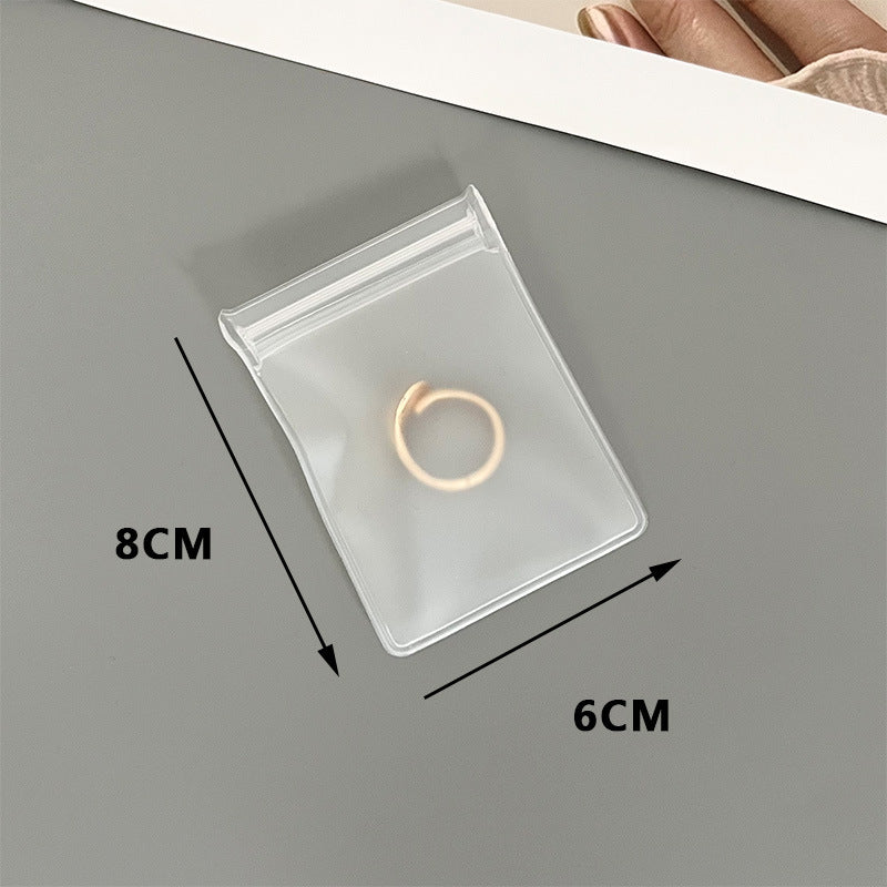 EVA Transparent Jewelry Packaging Storage Bag In Simple Style For Daily Use, 1 Piece