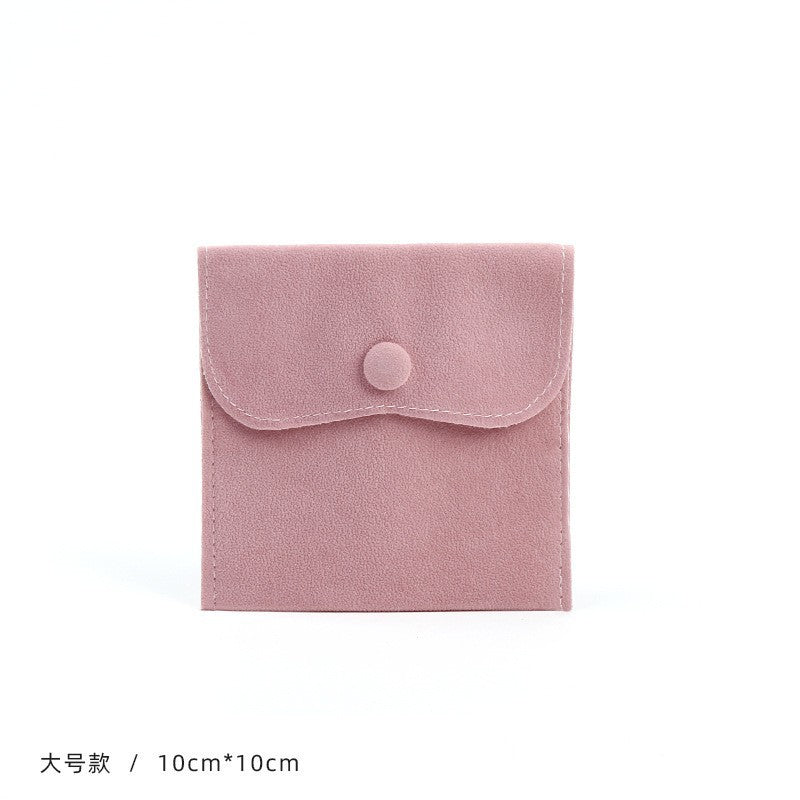 Fashion Solid Color Jewelry Packaging Bag For Daily Use, 1 Piece Cloth Pouch