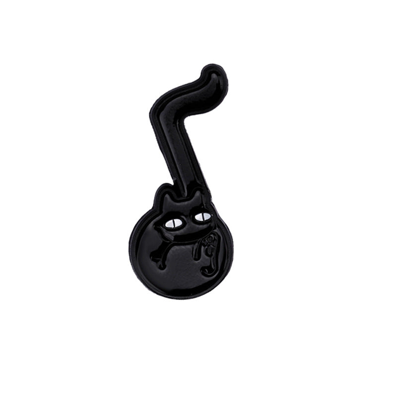 Cat Pin Made Of Zinc Alloy Featuring Durable Stoving Varnish Coating