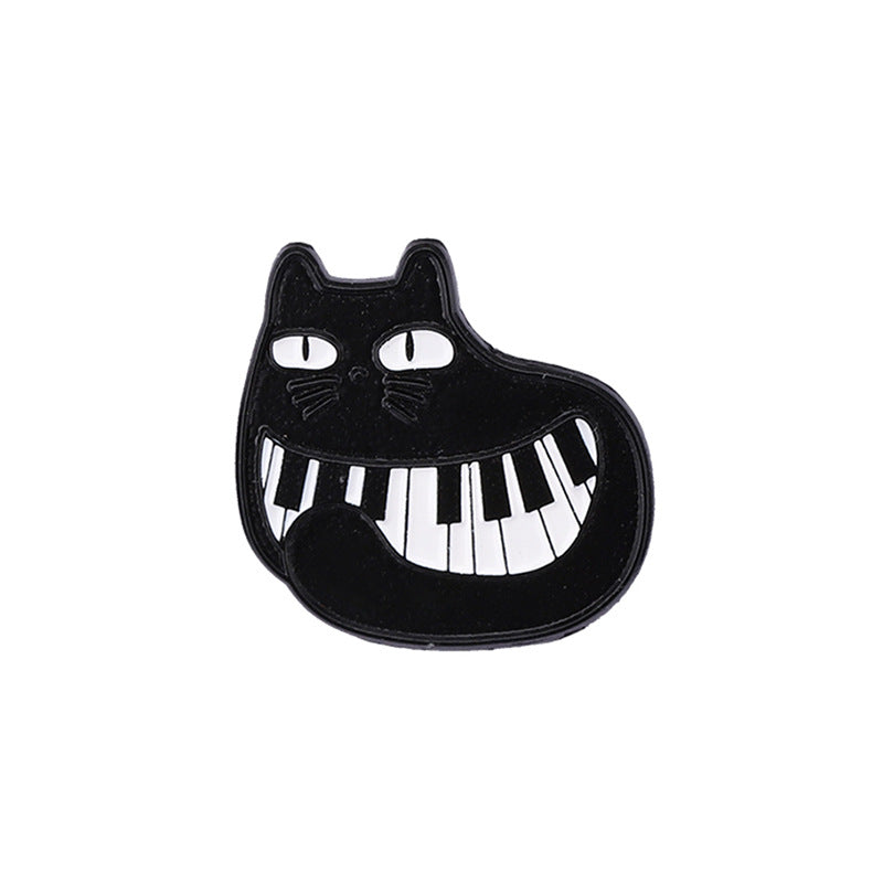Cat Pin Made Of Zinc Alloy Featuring Durable Stoving Varnish Coating