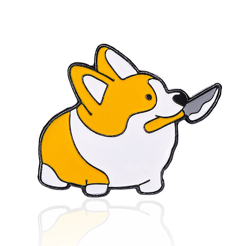Animal Pin Made Of Zinc Alloy Featuring Durable Stoving Varnish Finish