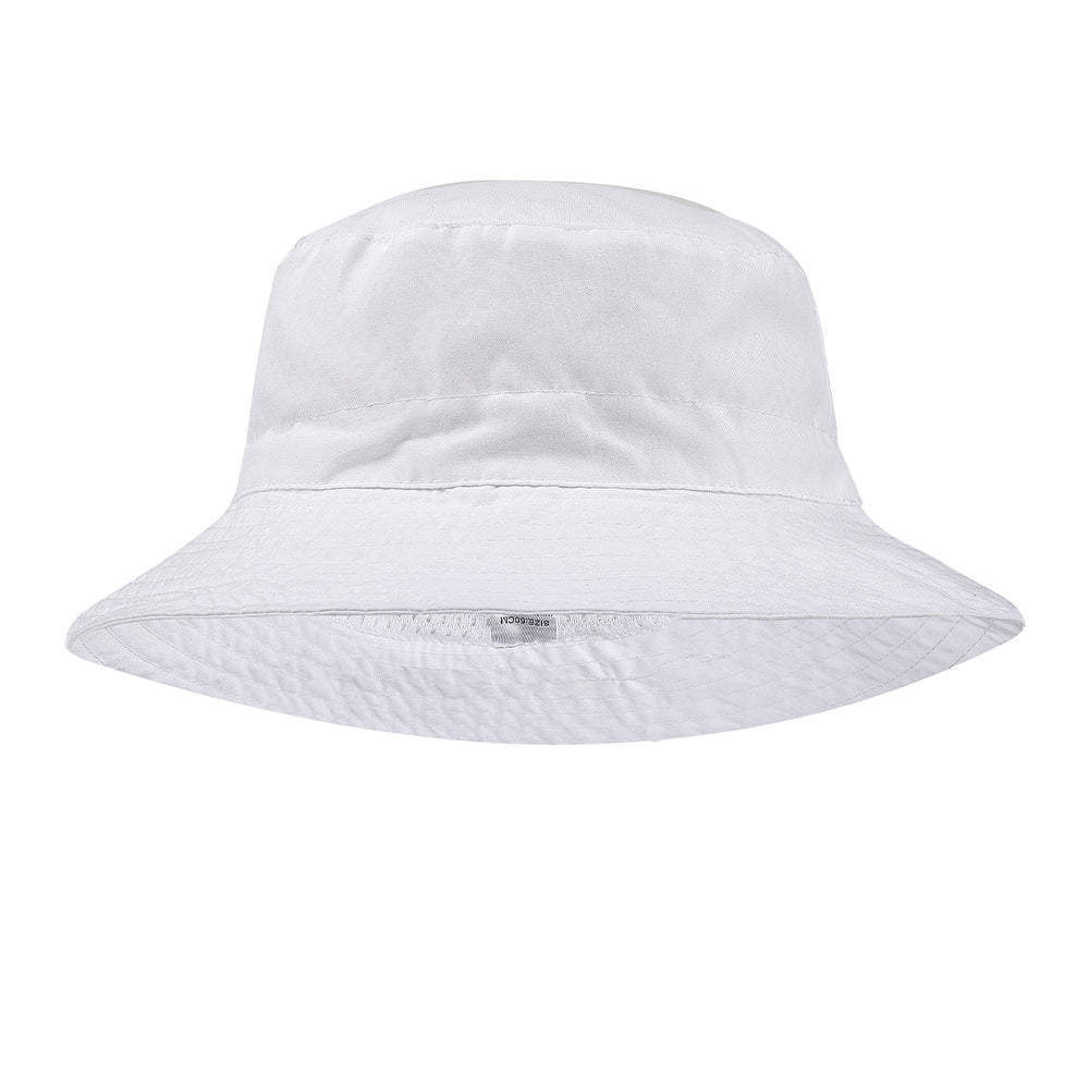Fashion Solid Color Children Unisex Bucket Hat In 100% Fabric For Summer Wear