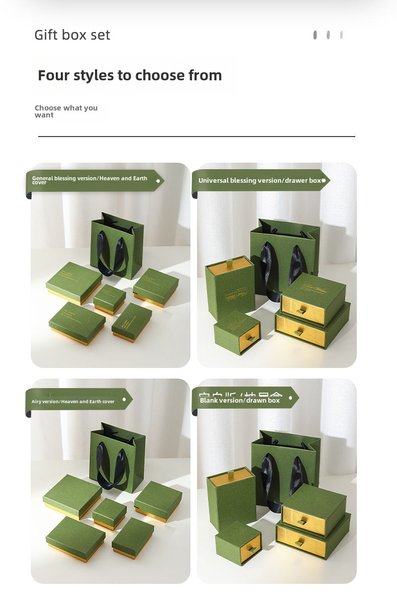 Luxurious Jewelry Packaging Featuring Elegant Hot Stamping Design