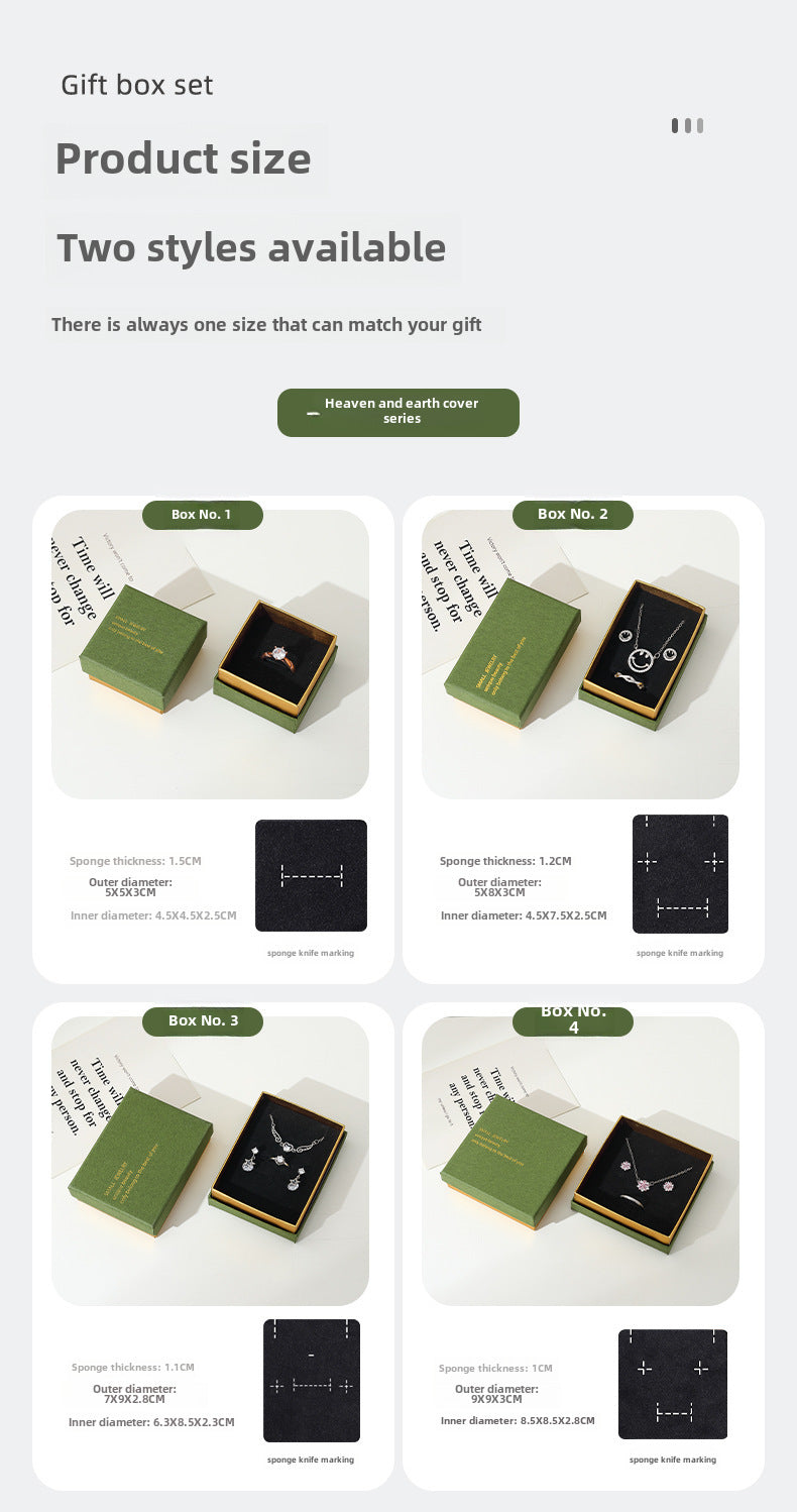 Luxurious Jewelry Packaging Featuring Elegant Hot Stamping Design