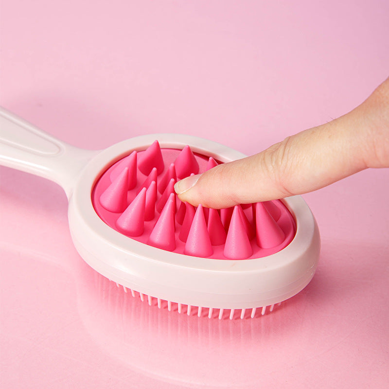 New Arrival Hot Sale Avocado Comb Smooth Hair Without Knotting Portable Massage Comb Wet And Dry Dual-Use Shampoo Brush