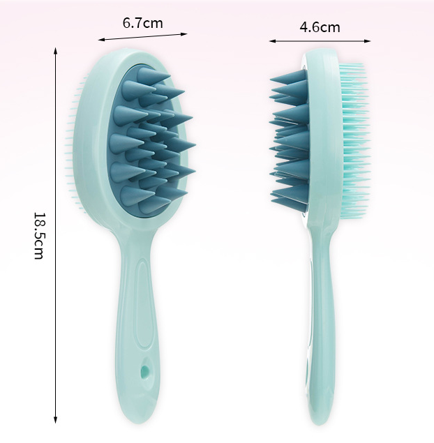 New Arrival Hot Sale Avocado Comb Smooth Hair Without Knotting Portable Massage Comb Wet And Dry Dual-Use Shampoo Brush