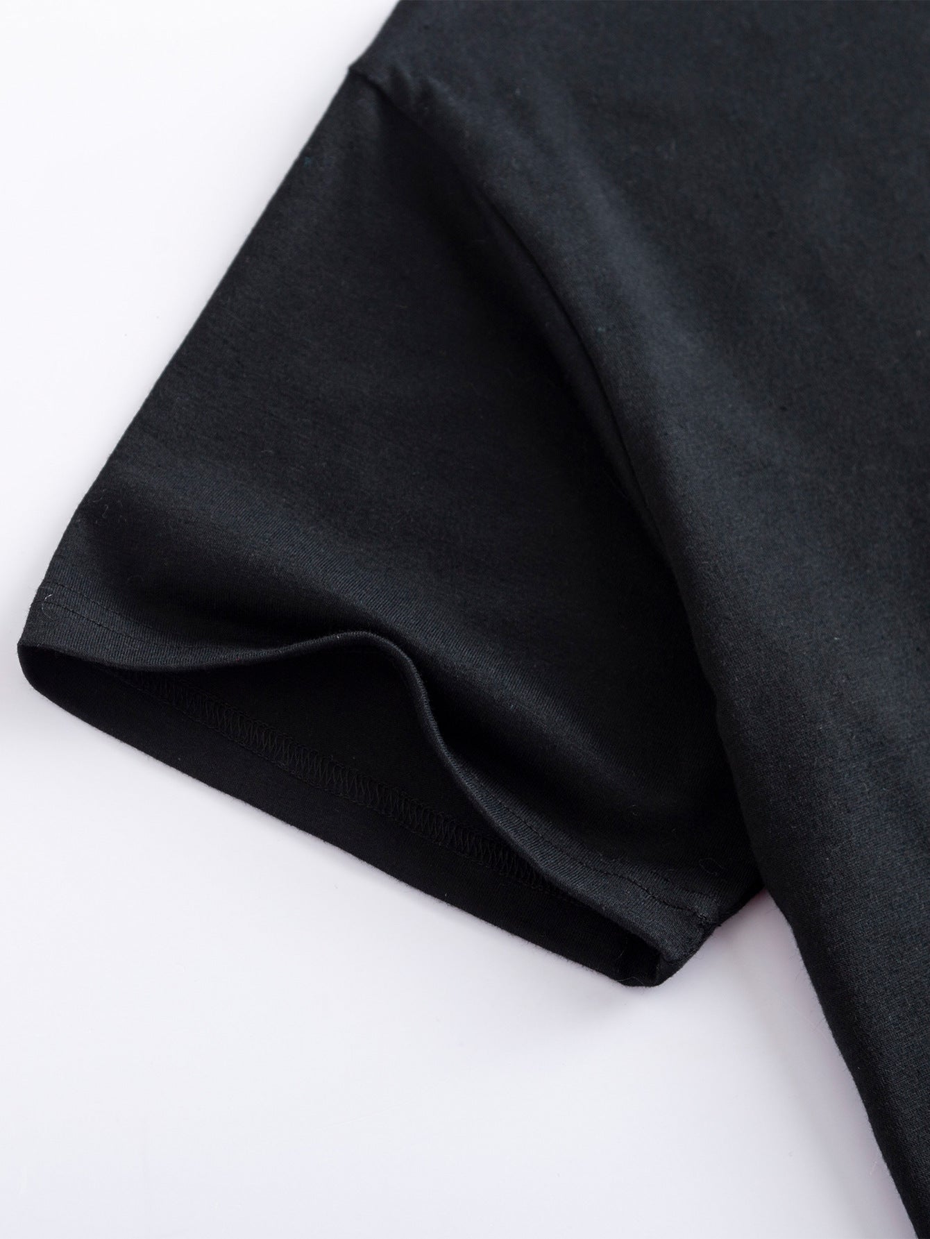 Men's Short Sleeve Cotton T-shirt With Printing, Pullover Style