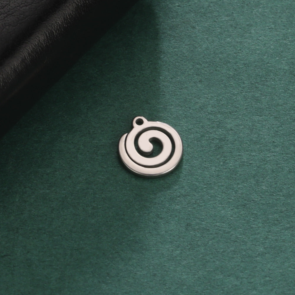 1 Piece 10*10mm 304 Stainless Steel Geometric Polished Pendant