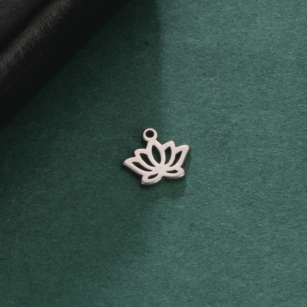 1 Piece 10*10mm 304 Stainless Steel Geometric Polished Pendant