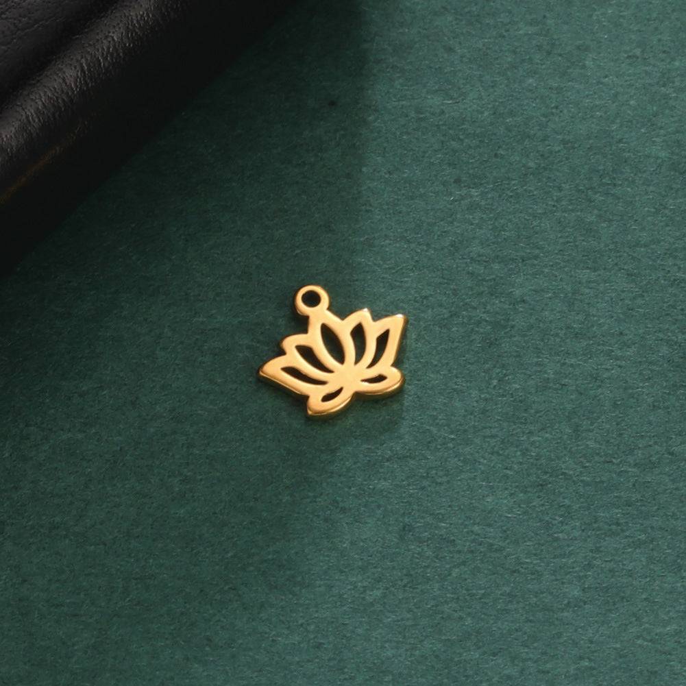 1 Piece 10*10mm 304 Stainless Steel Geometric Polished Pendant