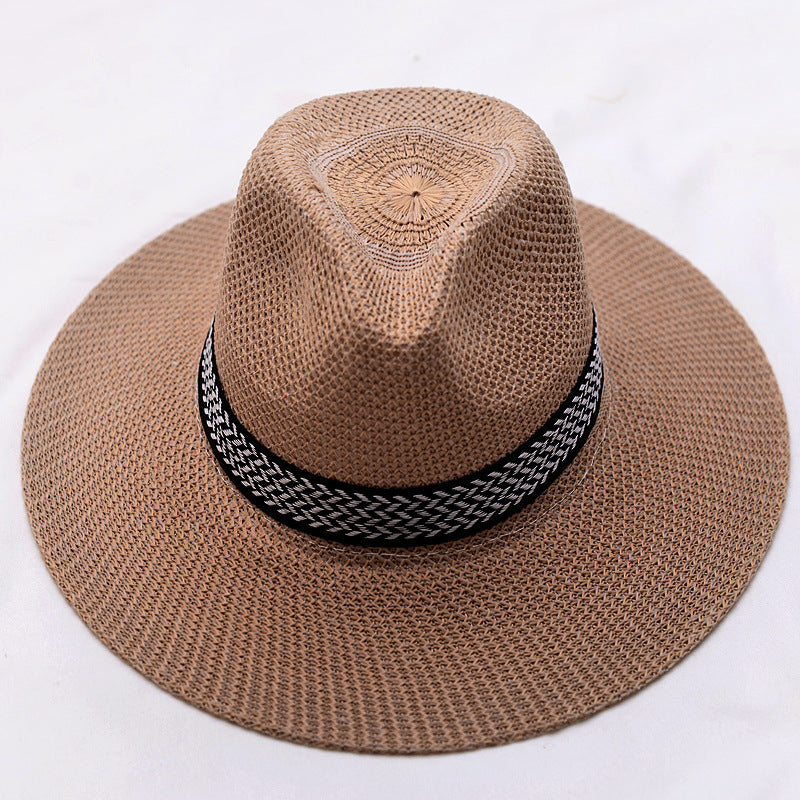 Sun Hat With Printing Design Features, Ideal For Summer Wear