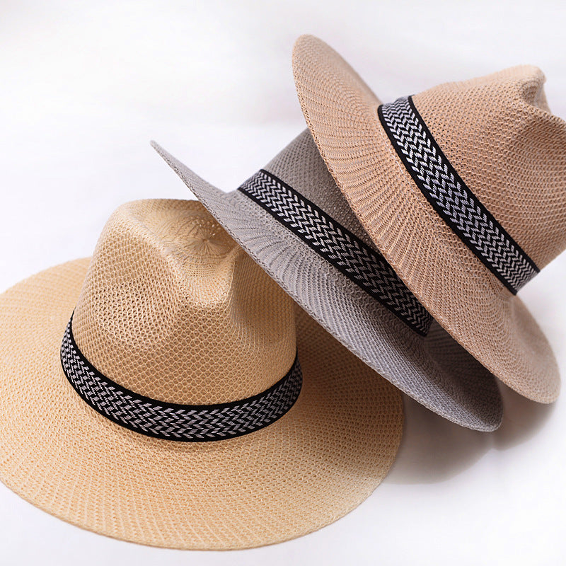 Sun Hat With Printing Design Features, Ideal For Summer Wear