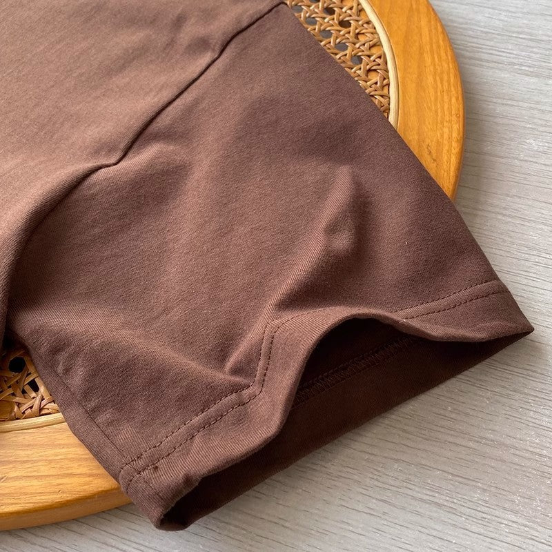 Men's Basic Short Sleeve T-shirt In High-Quality Fabric With 96% Or More Cotton