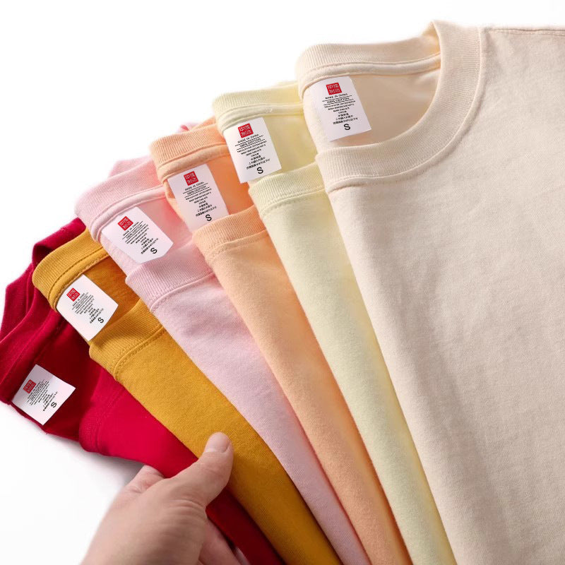 Men's Basic Short Sleeve T-shirt In High-Quality Fabric With 96% Or More Cotton