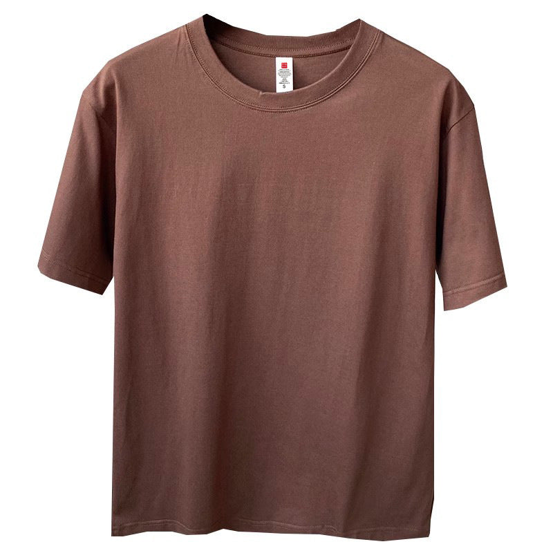 Men's Basic Short Sleeve T-shirt In High-Quality Fabric With 96% Or More Cotton