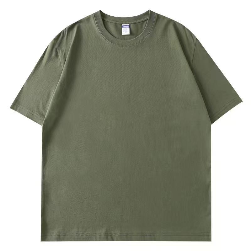 Men's Basic Short Sleeve T-shirt In High-Quality Fabric With 96% Or More Cotton