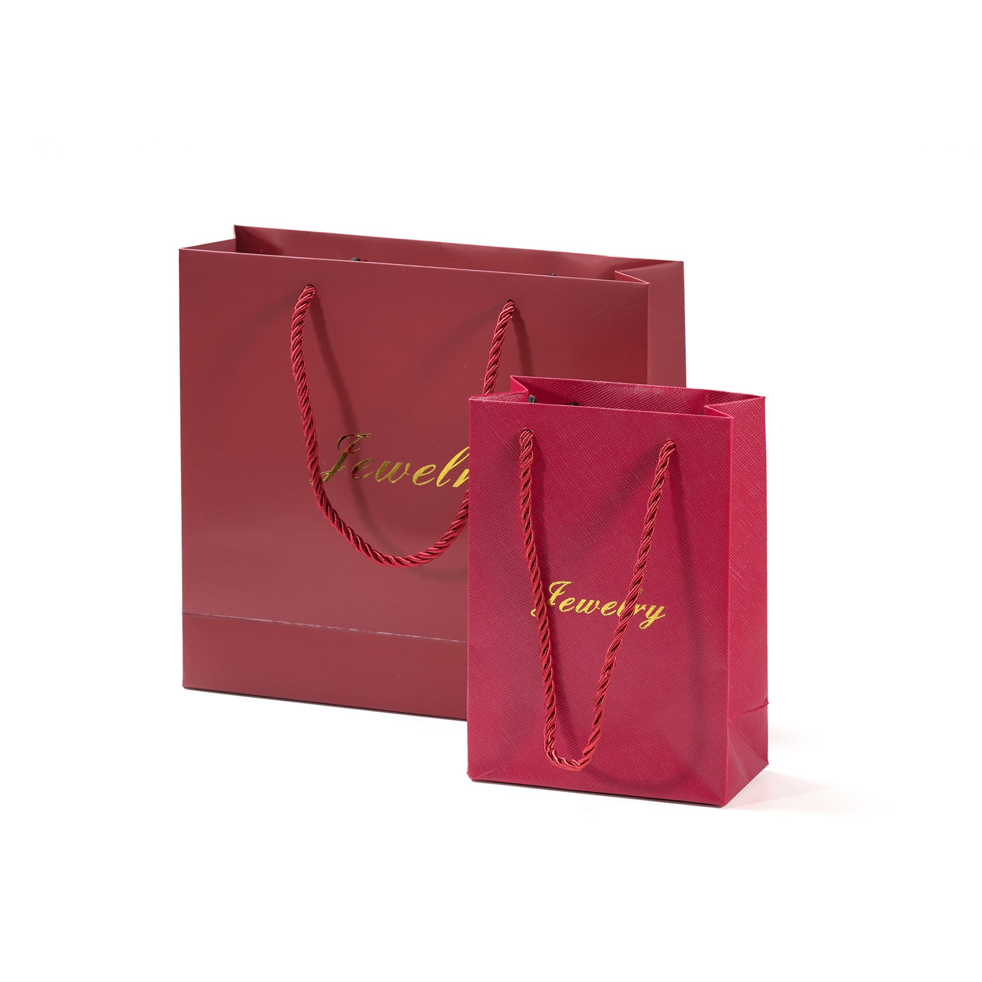High-End Jewelry Gift Bag Paper Bag Handbag Pearl Jewelry Shopping Bag Bracelet Box Casual Style Hardness Paper Material