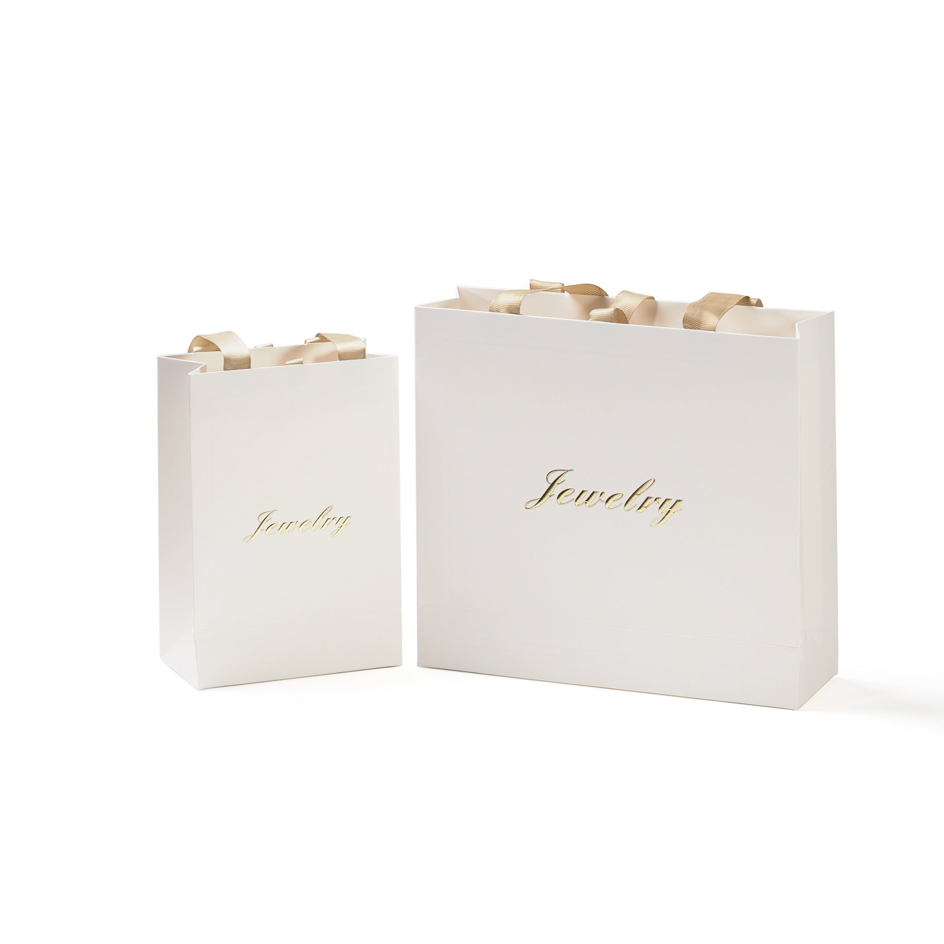 High-End Jewelry Gift Bag Paper Bag Handbag Pearl Jewelry Shopping Bag Bracelet Box Casual Style Hardness Paper Material