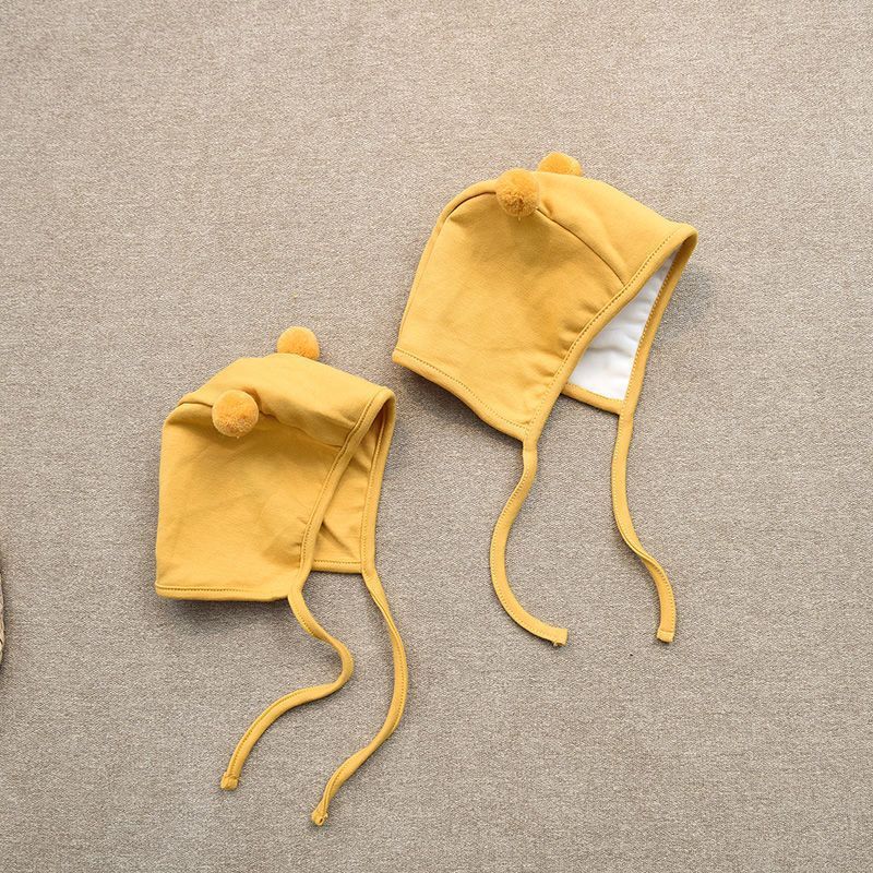 Adorable Baby Ball Cap Spring Autumn Unisex Infant Ear Protection Hat Children's Summer Ball Cap Design Simple Print Hoodie