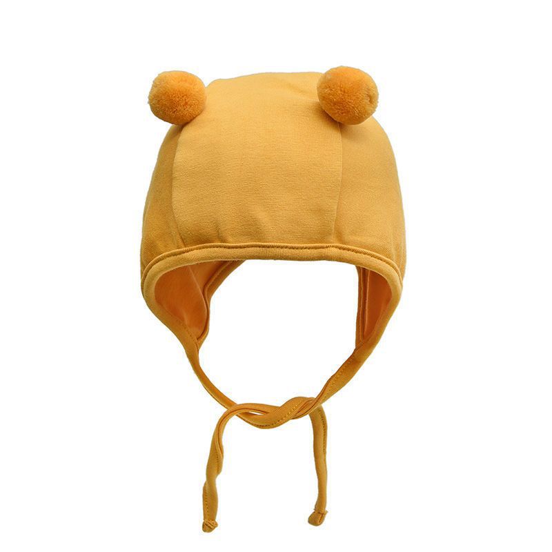 Adorable Baby Ball Cap Spring Autumn Unisex Infant Ear Protection Hat Children's Summer Ball Cap Design Simple Print Hoodie