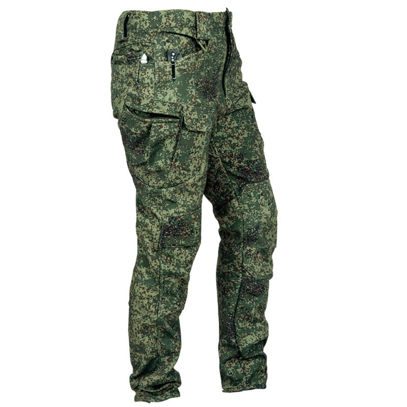 Men's Casual Solid Color Polar Fleece Casual Pants With Lapel Neckline, Featuring Shorts Co-ord Set