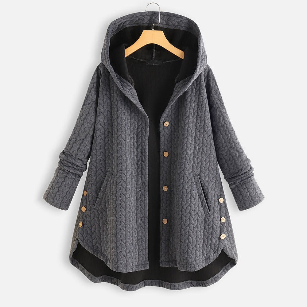 Geometric Single Breasted Cotton Top For Women In Casual Korean And Japanese Style Featuring Polyester Fabric