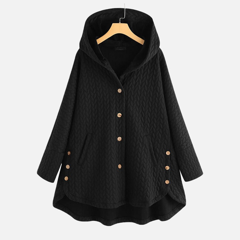Geometric Single Breasted Cotton Top For Women In Casual Korean And Japanese Style Featuring Polyester Fabric