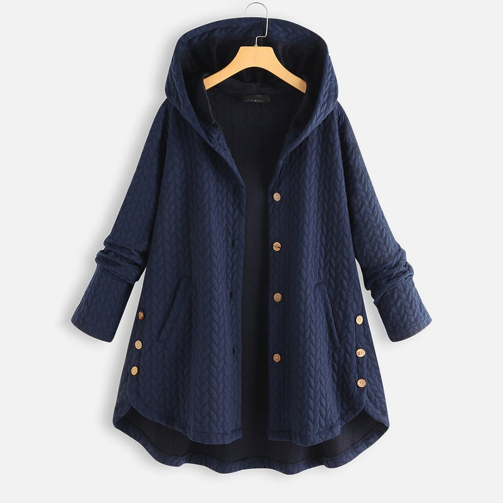 Geometric Single Breasted Cotton Top For Women In Casual Korean And Japanese Style Featuring Polyester Fabric