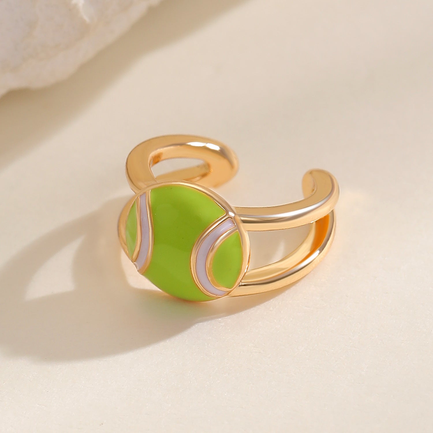 Basic Rugby Clip Earrings For Women In KC Golden Plated Copper With Electroplated Finish