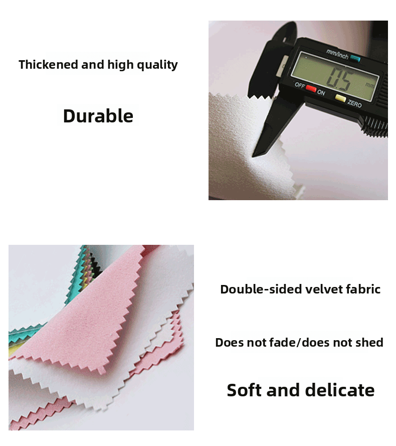Jewelry Maintenance Cloth Gold Silver Polishing Cleaning Cloth Jewelry Accessories Maintenance Product Silver Wiping Cloth